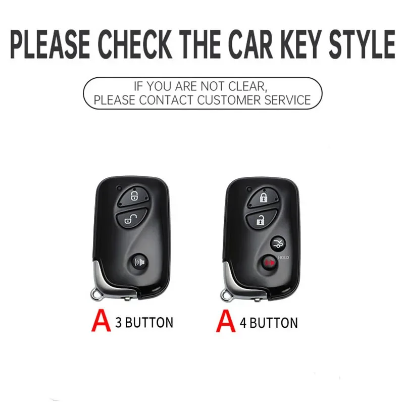 3/4 buttons new car remote key case cover for Lexus IS250 IS300C RX270 CT200h gx400 GX460 es240 ES350 LS460 GS300 450H 460h