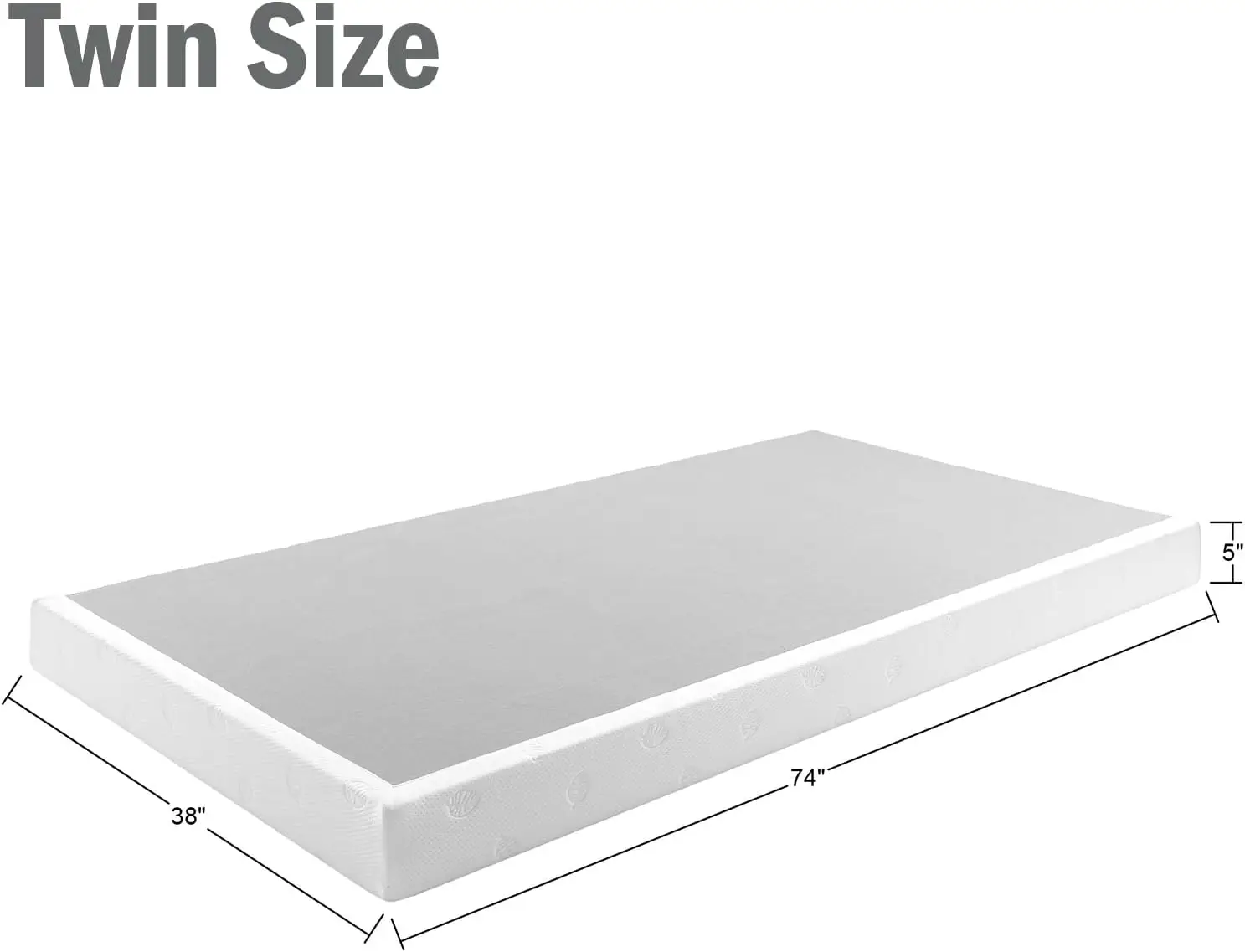 Box Spring Low Profile Metal Heavy Duty Easy Assembly robuste Box Spring materasso Foundation, supporto robusto e robusto nessun rumore