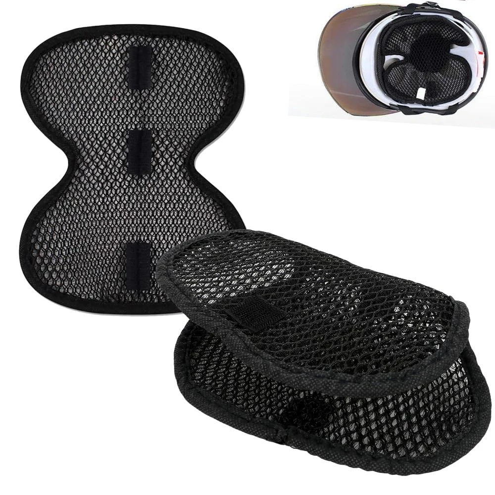 AliExpress Cooling Helmet Liner Breathable Motorcycle Helmet Padding Mesh Pads Screen Electric Bicycle Scooter e-Bike Helmet Inserts Pads