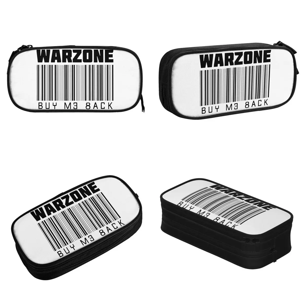 Call Of Dutys Warzone Buy Me Back Pencil Case Game Pencil Pouch Pen Box for Student Large Storage Bag School Cosmetic Stationery