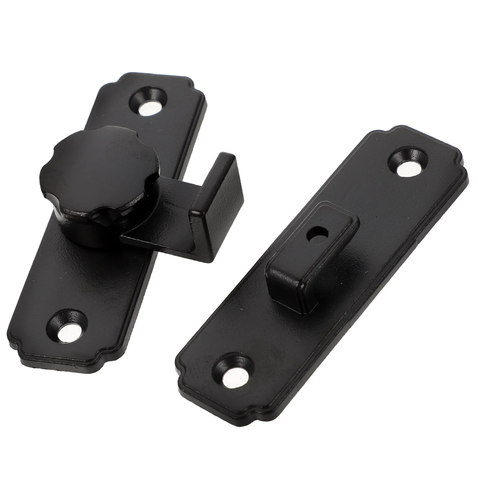 

Door Latch Lock 90 Degree Right Angle Stainless Steel Sliding Barn Door Catch For Gate Cabinet Bathroom Security