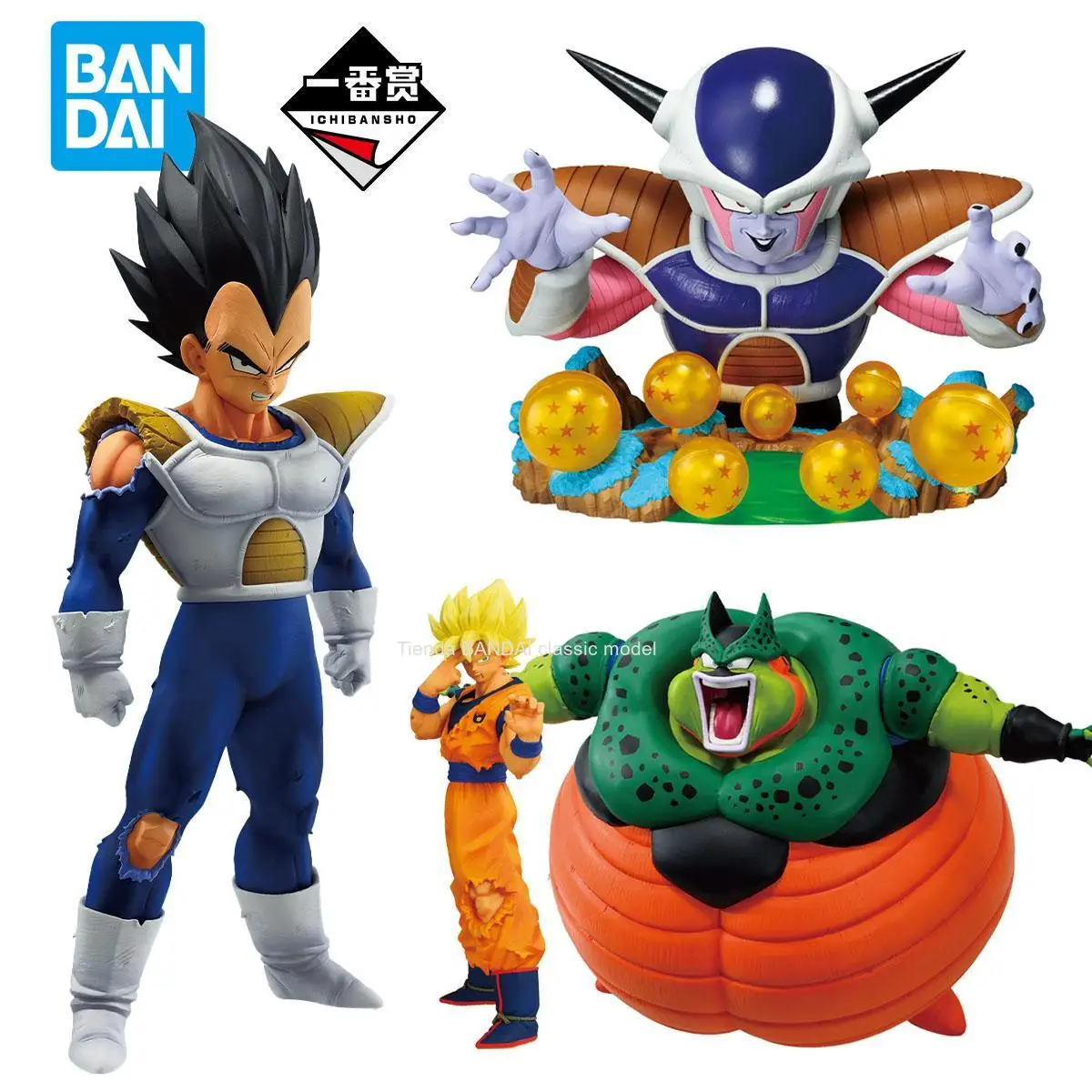 

In Stock BANDAI BANPRESTO Ichiban KUJI Dragon Ball Z Frieza Son Gokuu cell Vegeta Action Figure PVC Collectible Model Toys Gifts