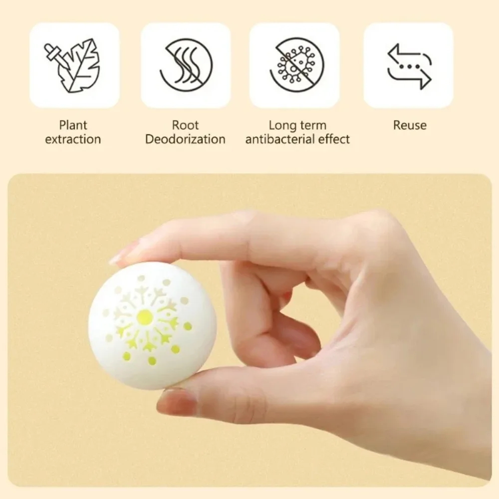 6-24PCS Deodorizing Freshener Ball for Shoes Multifunctional Home Fragrance Freshener Shoe Bathroom Deodorizing Deodorizer Odor