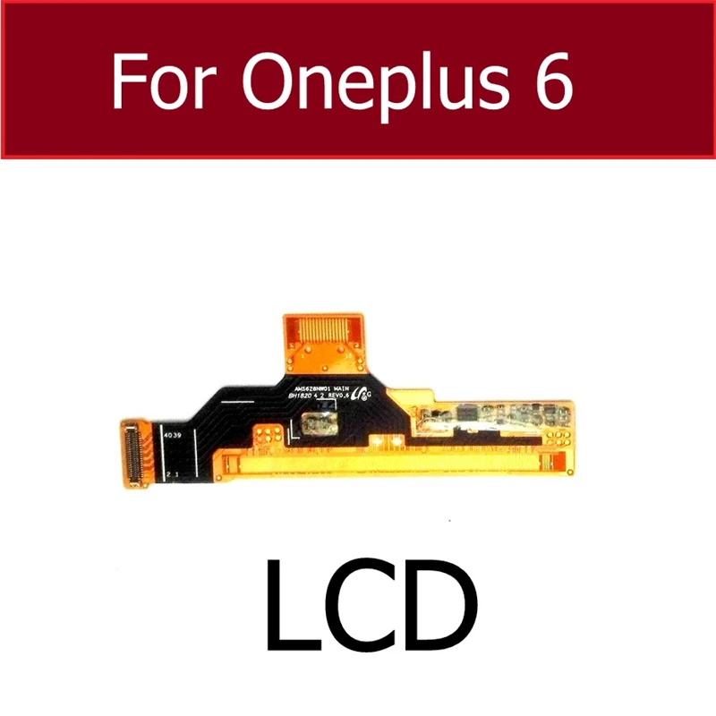 Kabel Flex layar sentuh LCD untuk Oneplus 1 + 5T 6 6T 7 7T, bagian pita Flex layar sentuh Panel LCD menekan