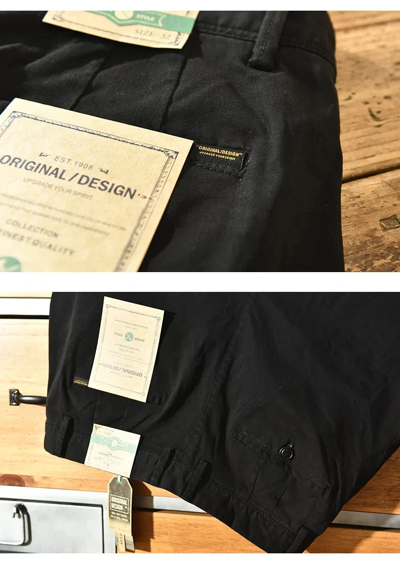 Весенне-летние мужские брюки, – обзор и цена Men'S Fashion Khaki Pants
