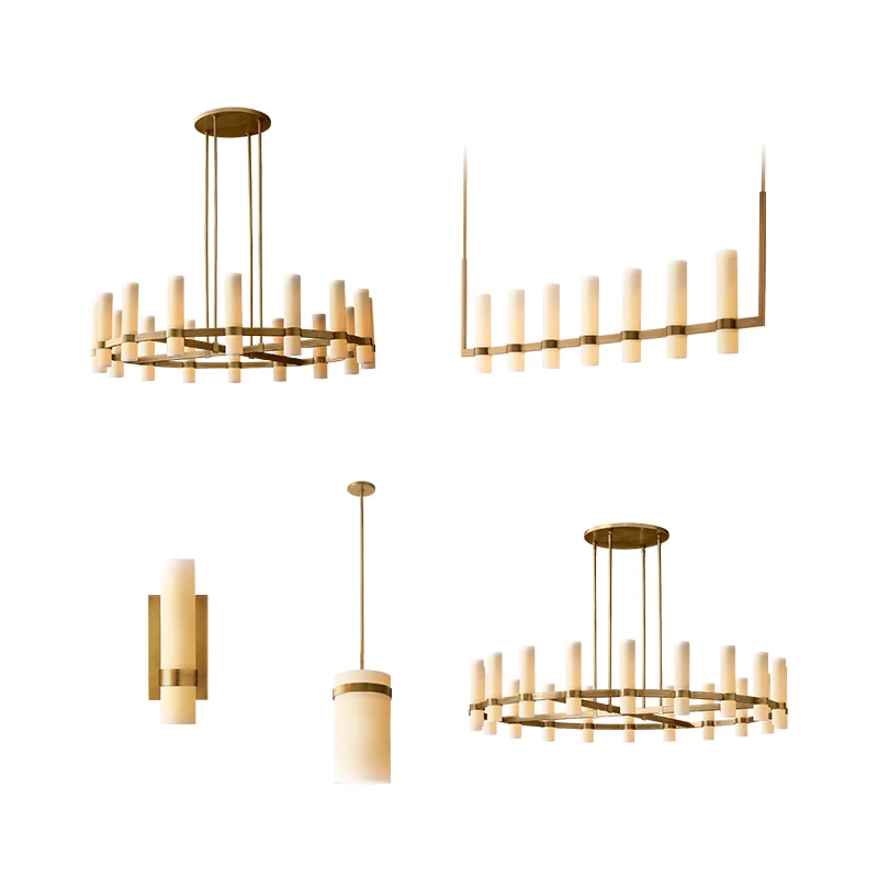 

2025 American Vintage Brass Black Chrome Chandelier Hanging Lamps Lustre Suspension Luminaire Lampen For Foyer Dinning Room