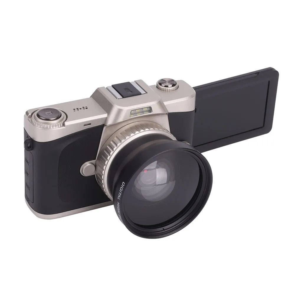 Shenzhen Manufacturers Flip Screen 4K UHD Digital Camera Photography Retro Digital Camera