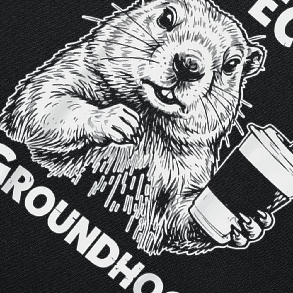 Respect The Groundhog Lustiges Groundhog Woodchuck Day T-Shirt Y2k Groundhog Stofftier Grafik-T-Shirt Neuheitsgeschenk – Detail 3