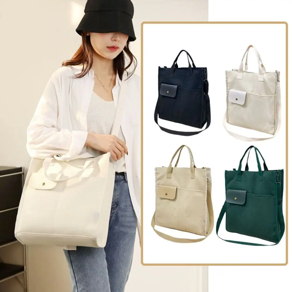 

Traveling Canvas Material Canvas Crossbody Bag Crossbody Design Lightweight Shoulder Bag Casual Fashion Handbag Girl's