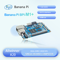 Banana Pi BPI-M1+  Allwinner A20 Dual-core Single Board Computer Open Source Hardware