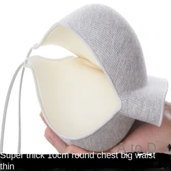 Extra Thick 10cm Small Chest Underwear for Women, with a Large Outward Expansion and Comic Chest Gathering, Flat Chest, and