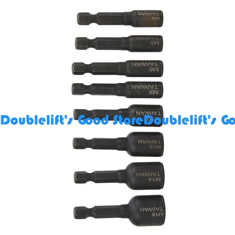 

652F 8 Pieces Tap Die Socket Adapter for DIY Mold Manufacturing/Auto Repair Used in Professional Machine Maintenance
