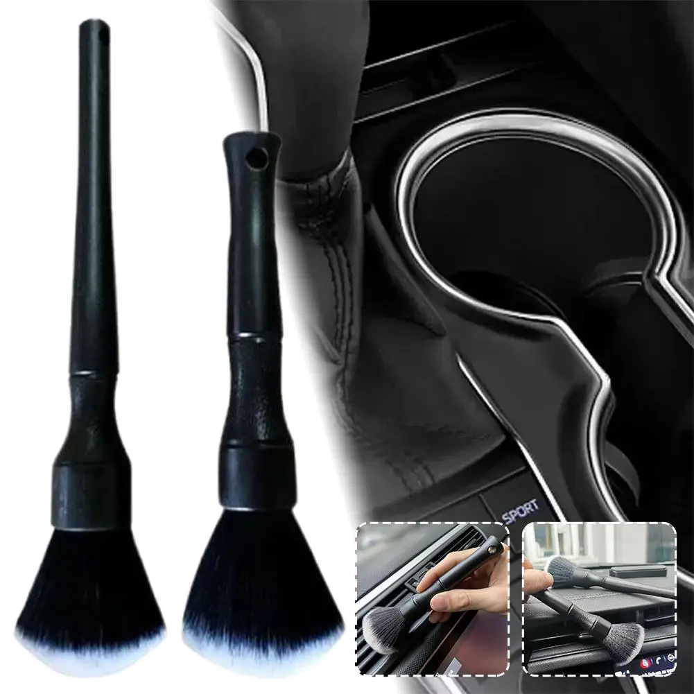 Car Detailing Brush Super Soft Auto Interior Detail Car Synthetic With Bristles Brush Duster Brush Accessories Dash L9G4