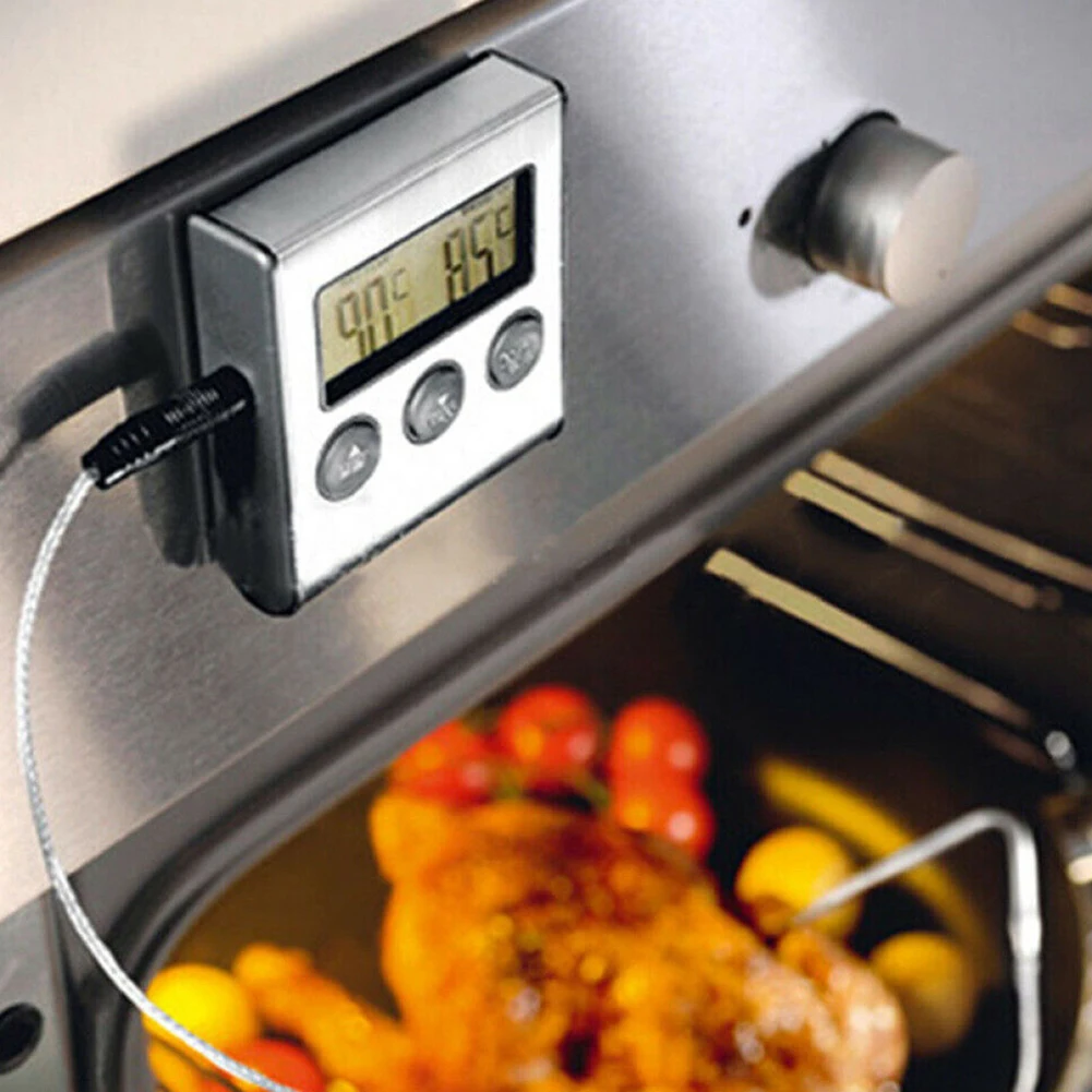 

TP700 Probe Thermometer With Timing °C/°F Switch -50-300° Range BBQ Thermometer Energy Saving Food Thermometer