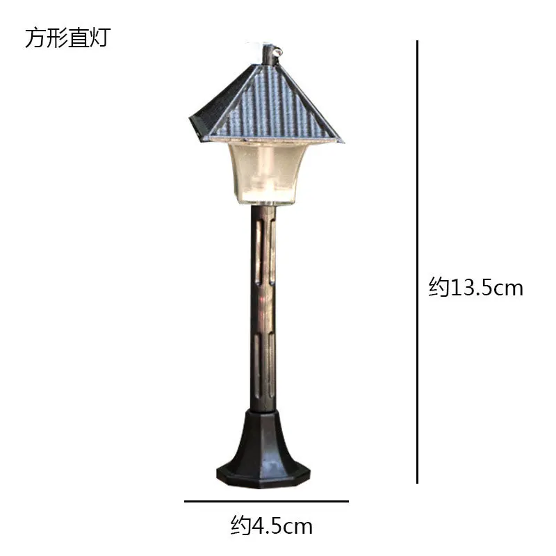 Plastic Model Street Lamp, Moss, Micro Landscape Ornaments, Carnivorous Plants, Creative Landscaping, Street Lamp Ornaments