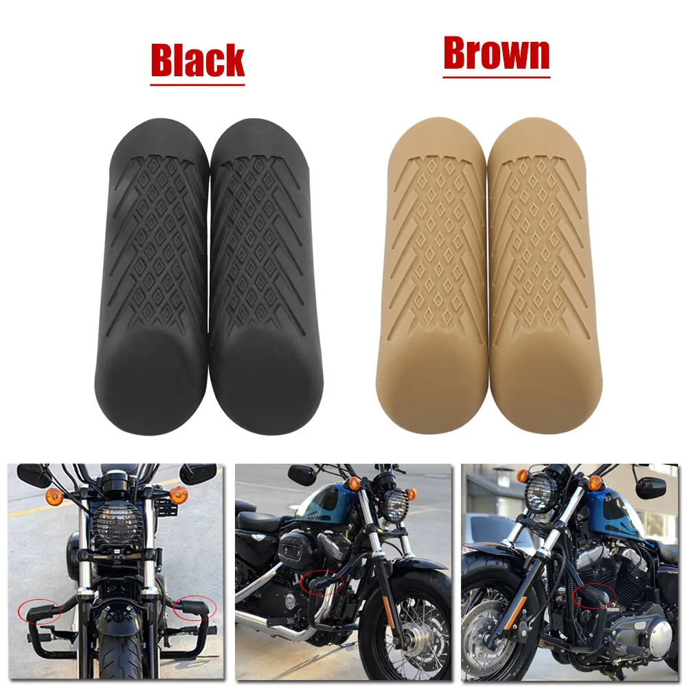 Bumper Crash Bar Slider Universal Highway Engine Guard Non-Slip Grips For For Harley Honda Yamaha Indian Motorcycle Accessories
