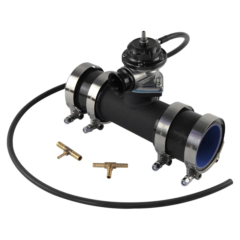 

Регулируемый турбовыдувной клапан Type-S RS 10psi + черная фланцевая труба BOV 2,5 дюйма + силиконовые шланги + зажимы