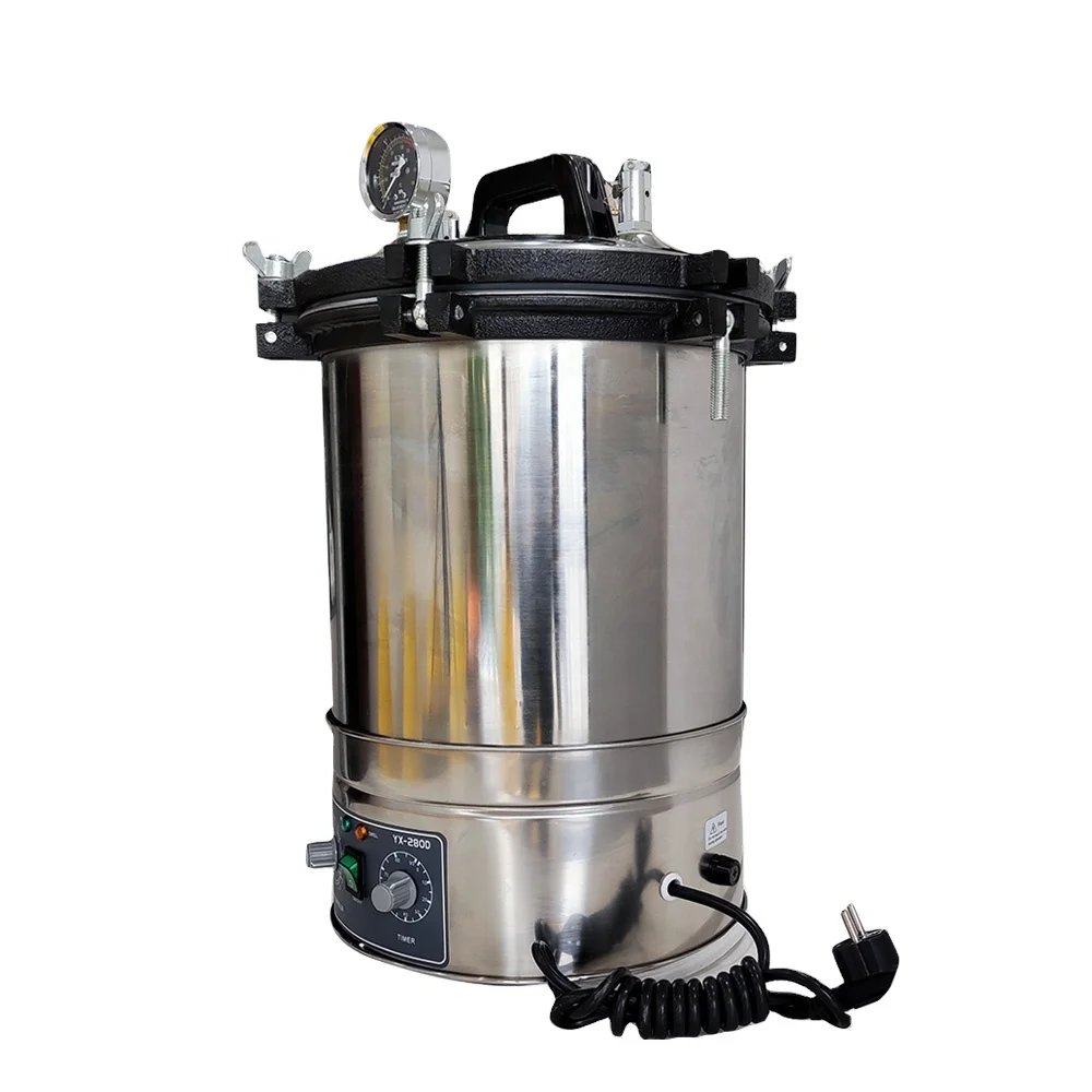 Mini Portable Pressure Steam Sterilizer Vertical Portable Autoclave Machine