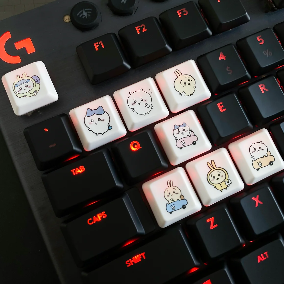 

For G915 Cute Custom Keycaps, PBT Material DIY for G813/G815/G913/G915 TKL Mechanical Gaming Keyboards.