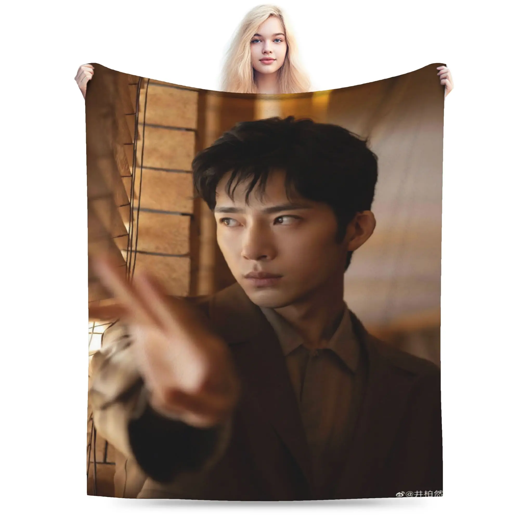 The Early Spring jing boran Merch Blankets Soft Flannel  Throw Blankets Cozy Quilt