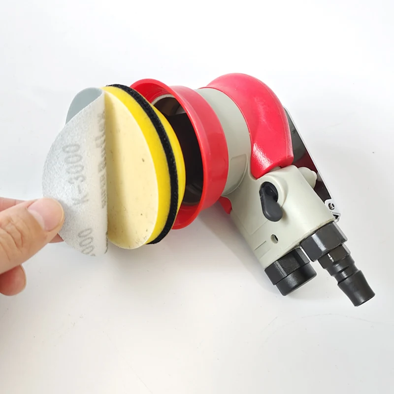 Mini Pneumatic Angle Sander Grinding Mach Polishing Machine 3 inch Air Sanding Angle Tools for Car Polisher