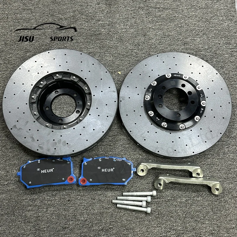 Factory Auto Carbon Brake Disc Front 420mm/440mm Rear 370mm Ceramic Brake Rotor 20 Inch for audi R8 Rs8 Benz AMG G500 W212 W463