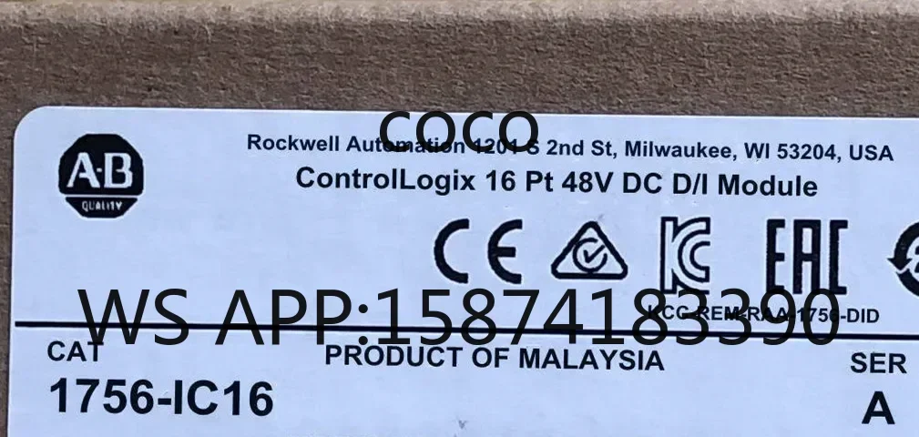 1756-IC16 Industrial ControlLogix PLC 16 Point DC Input Module