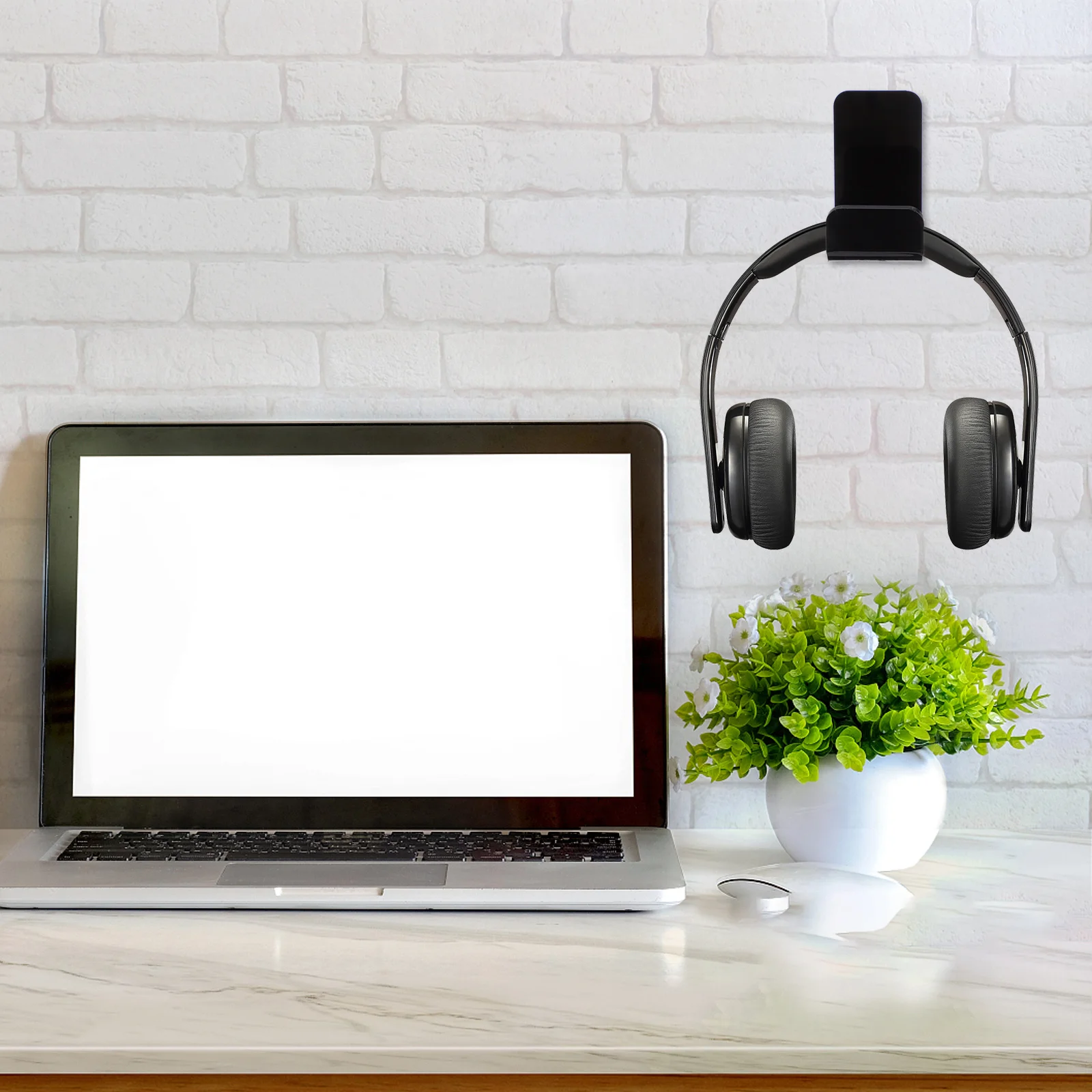 

2pcs Headphone Stand Acrylic Holder For Gaming Headset Hook Hanger Mount Universal Earphone Rack No Drilling Easy Install