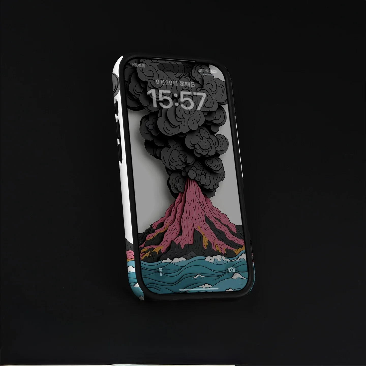 Suitable for iPhone cases, featuring magnetic full-body anti-drop matte hard shell design