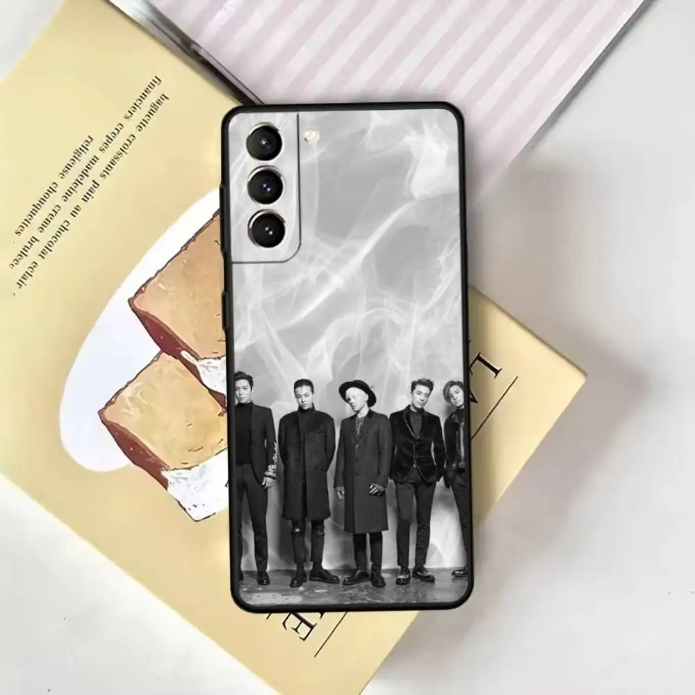 حافظة هاتف بتصميم نمط الانفجار الكبير الرائع لهاتف سامسونج جالاكسي A13,21s,22,31,32,52,53,71,72,73, غطاء أسود ناعم