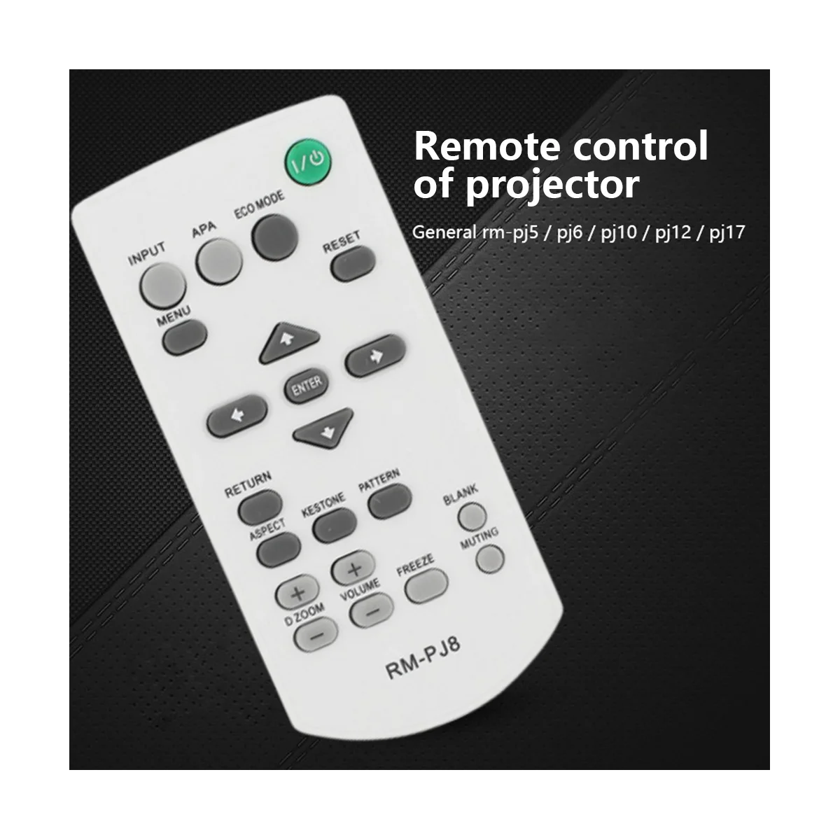 Universal RM-PJ8 Projector Replacement Remote Control for Sony RM-PJ5/PJ6/PJ10/PJ12/PJ1 Wireless Remote Controller