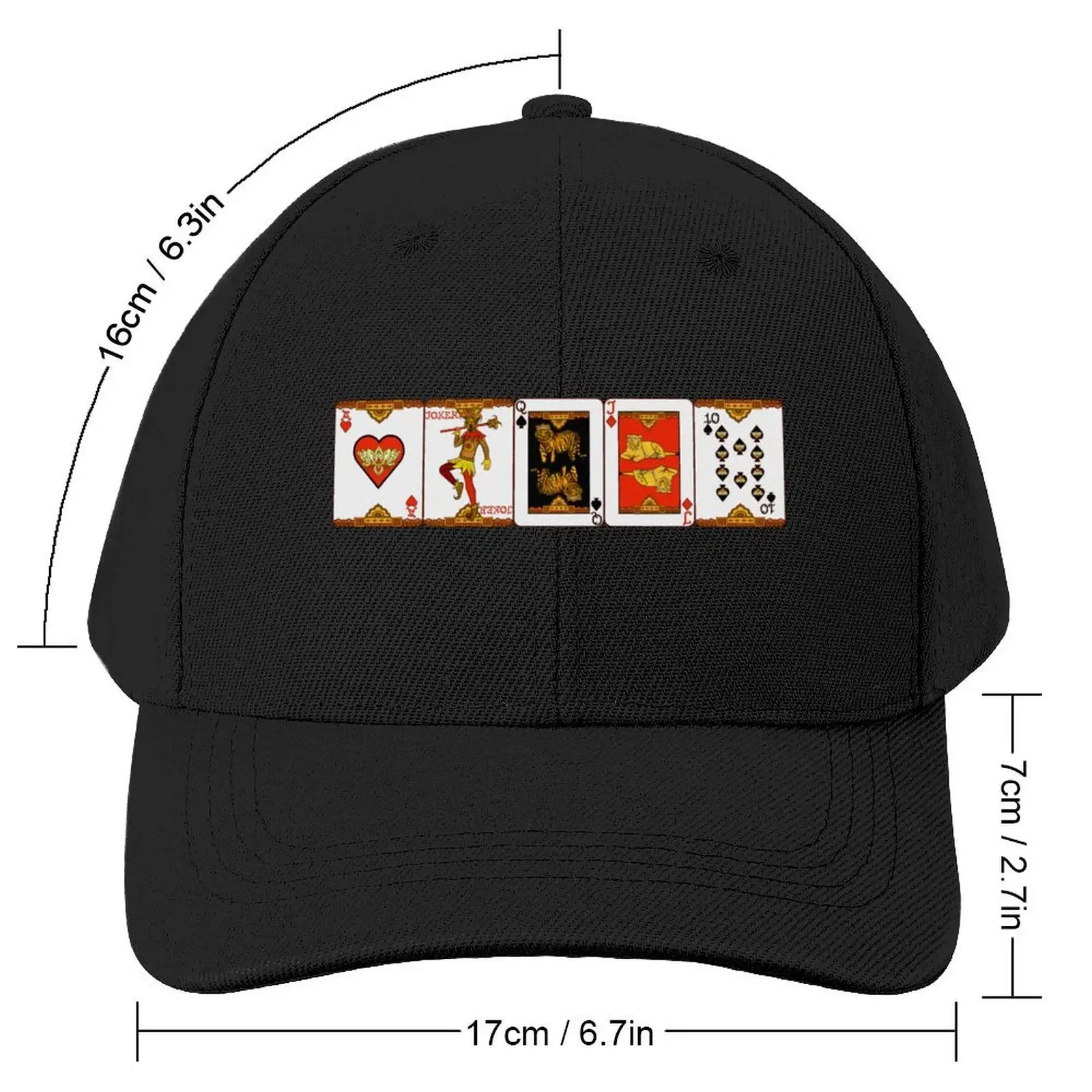 Playing Cards - Deck 2 - Straight Baseball Cap Beach Outing Snap Back Hat Sun Hats For Women Men's