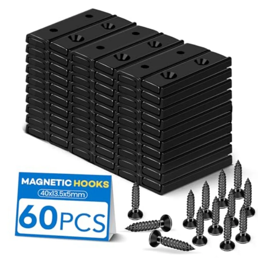 

Cabinet Magnets, 0Pack Magnetic Door Catch for Cabinet Doors, 45LBS Strong Magnet Heavy Duty Matching Screws, Magnetic Cabinets
