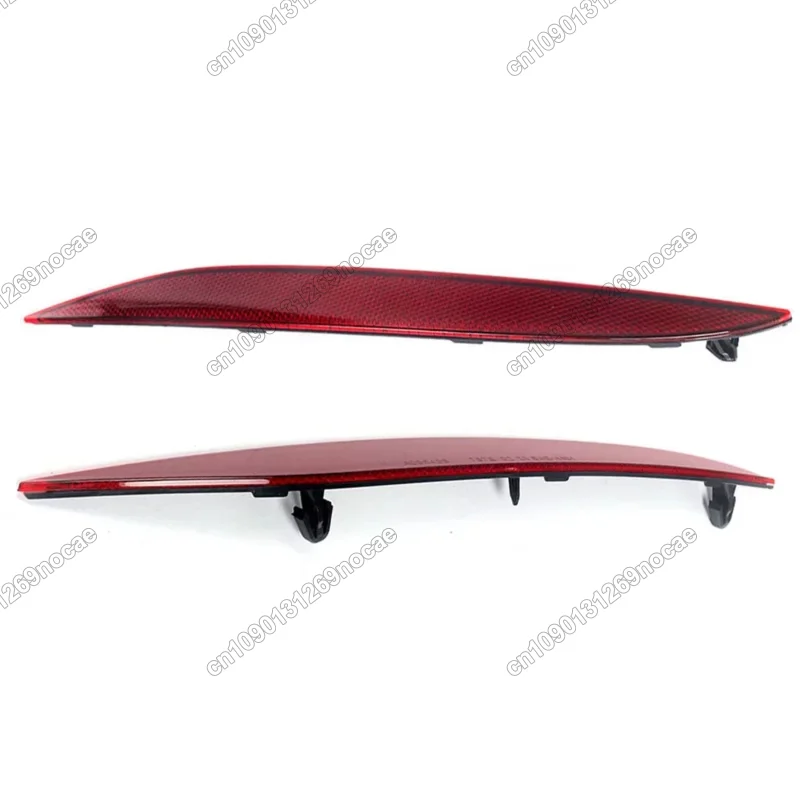 Red Rear Bumper Reflector Warning Reflective Strips For Tesla Model X 2016-2023 Left 1034342-00-C Right 1034343-00-C Replacement