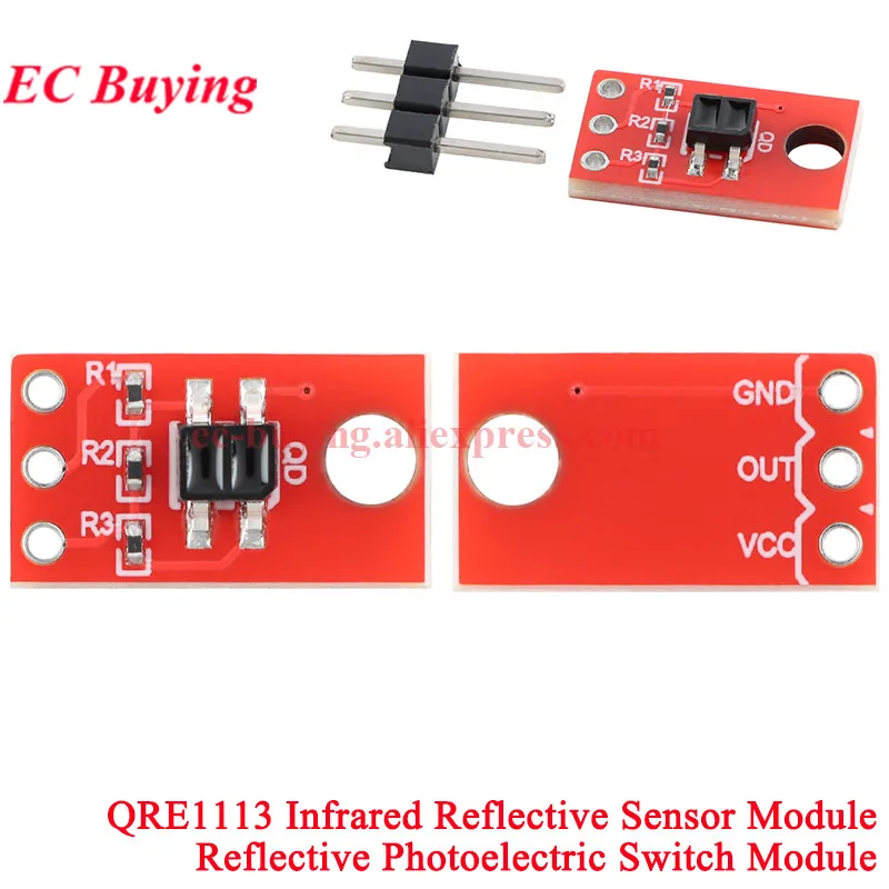 10Pcs/1pc TCRT5000 IR Infrared Reflectance Sensor Obstacle Avoidance Module Tracing Sensor Tracking Module QRE1113 sensor