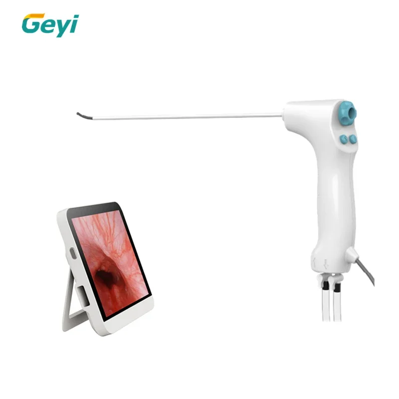 Geyi Disposable Portable Digital Flexible Bronchoscope Price Single Use Bronchoscope Video