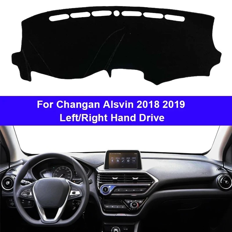Car Auto Inner Dashboard Cover For Changan Alsvin 2018 2019 LHD RHD Dashmat Carpet Cape Sun Shade Pad Rug Anti-UV