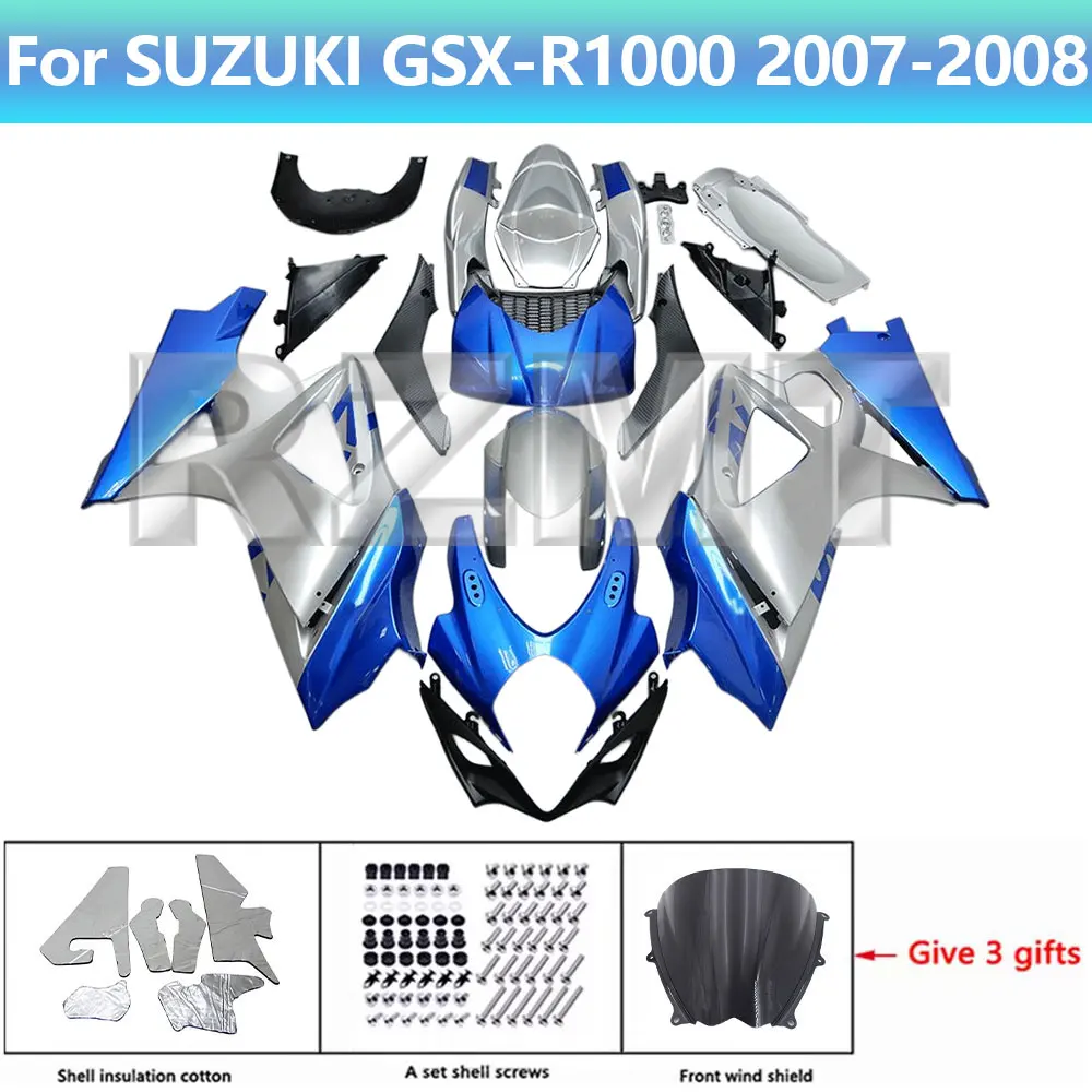 Motorcycle Fairing Set GSXR-1000 Body Kit For SUZUKI GSX-R1000 2007-2008 K7 Plastic Guard Plate Shell Injection Customized