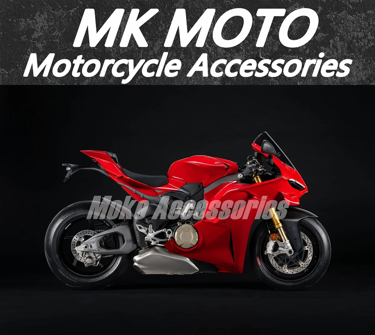 

Motorcycle Fairings Kit Fit For Panigale V4 V4S 2025 Bodywork Set Abs High Quality Injection Red
