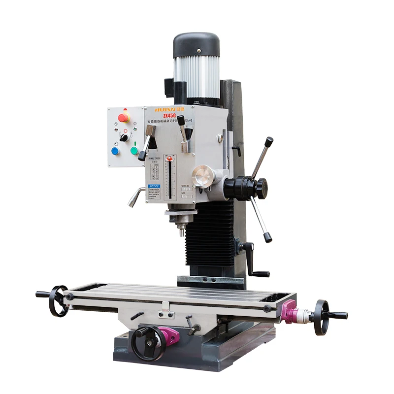 

ZX45G universal vertical drilling and milling machine for metal gearhead milling well drilling machine for sale