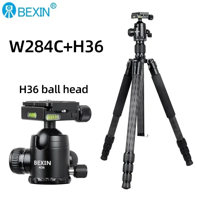 

Profession Carbon Friber Tripod Lightweigh Portable Outdoor Travel Camera Tripod Stand Center pillar tripod detachable monopod
