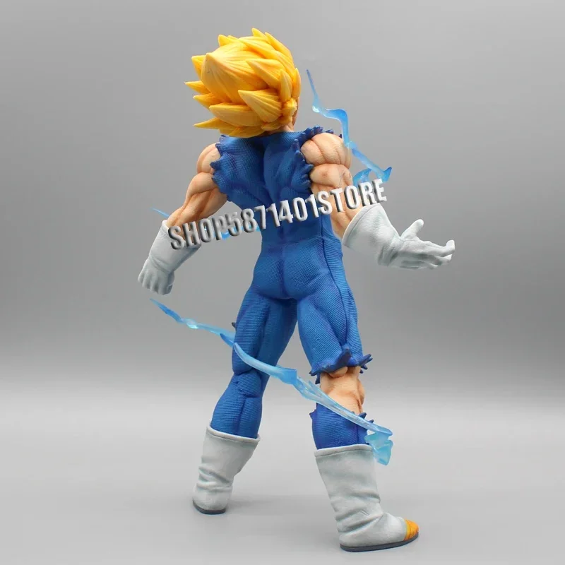 Anime vegeta dragon ball z figuras majin vegeta figuras de ação 25cm pvc coleção modelo estátua brinquedos decoração desktop presentes