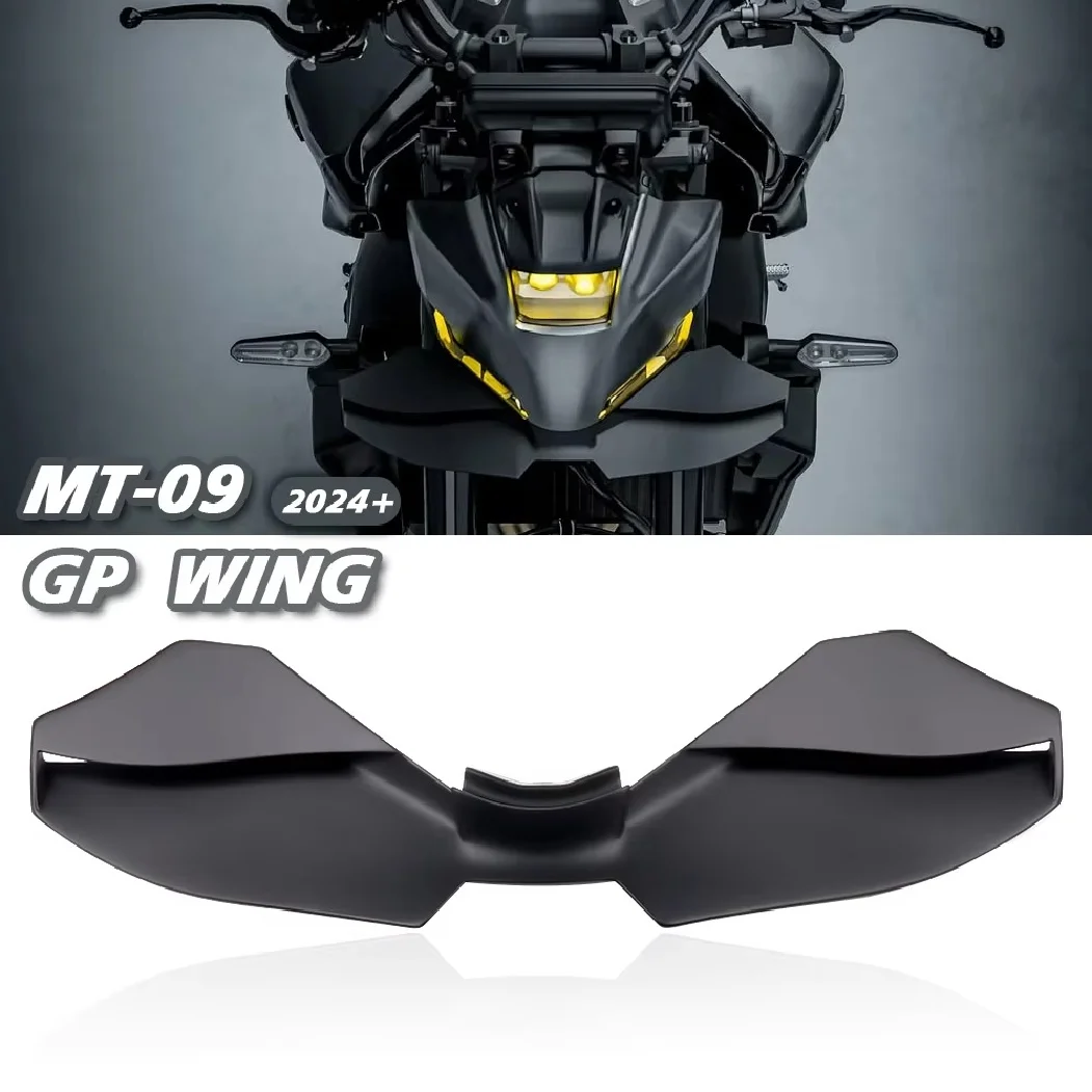 For YAMAHA MT-09/SP GP WING DOWNFORCE NAKED FRONTAL SPOILERS MT09 GEN 4 2024 2025 Front Spoiler Lower Spoiler Lower Lip