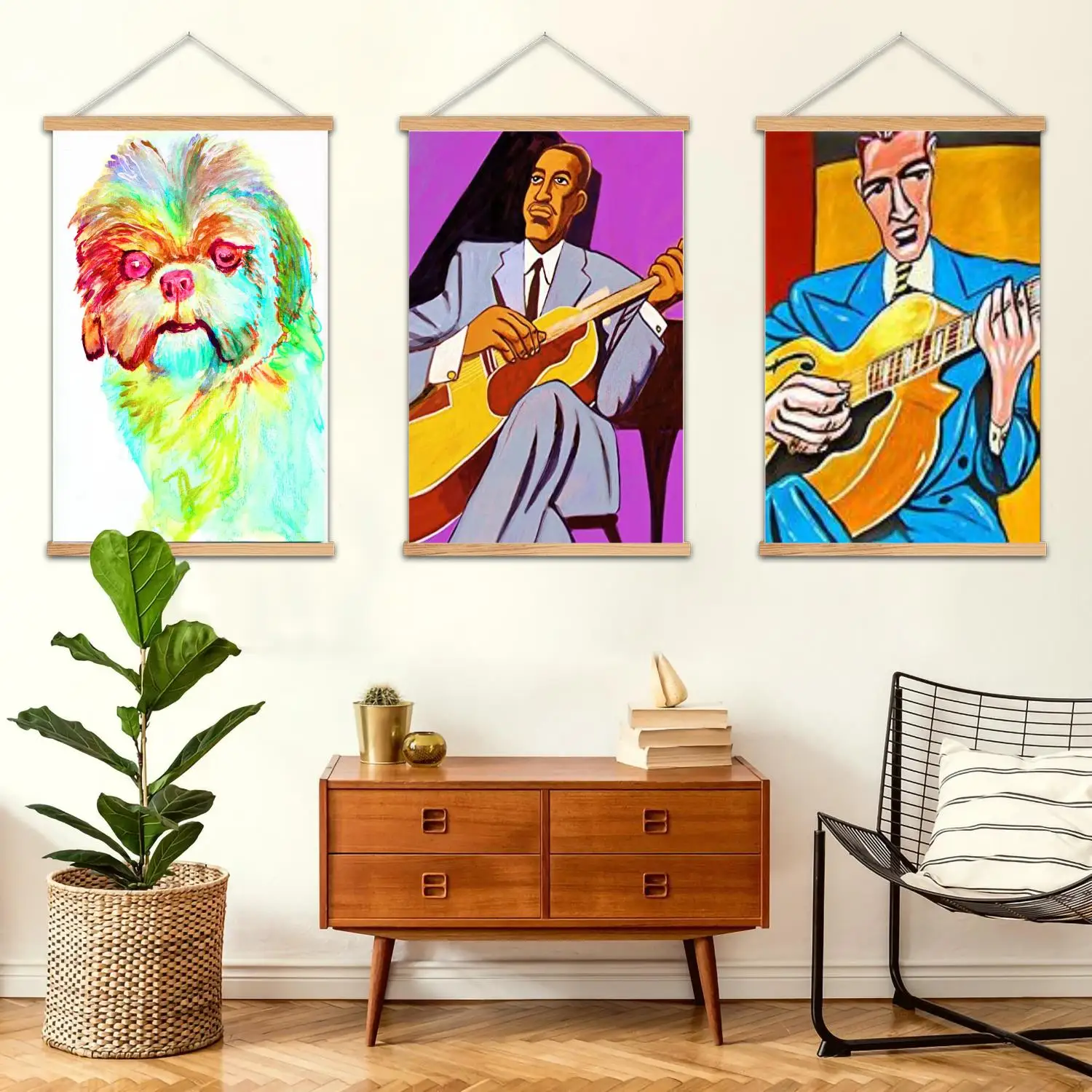 oscar man Framed Wall Painting Canvas Art Poster, Wall Art,  Modern Family, Bedroom Decor, Posters,Decorative painting