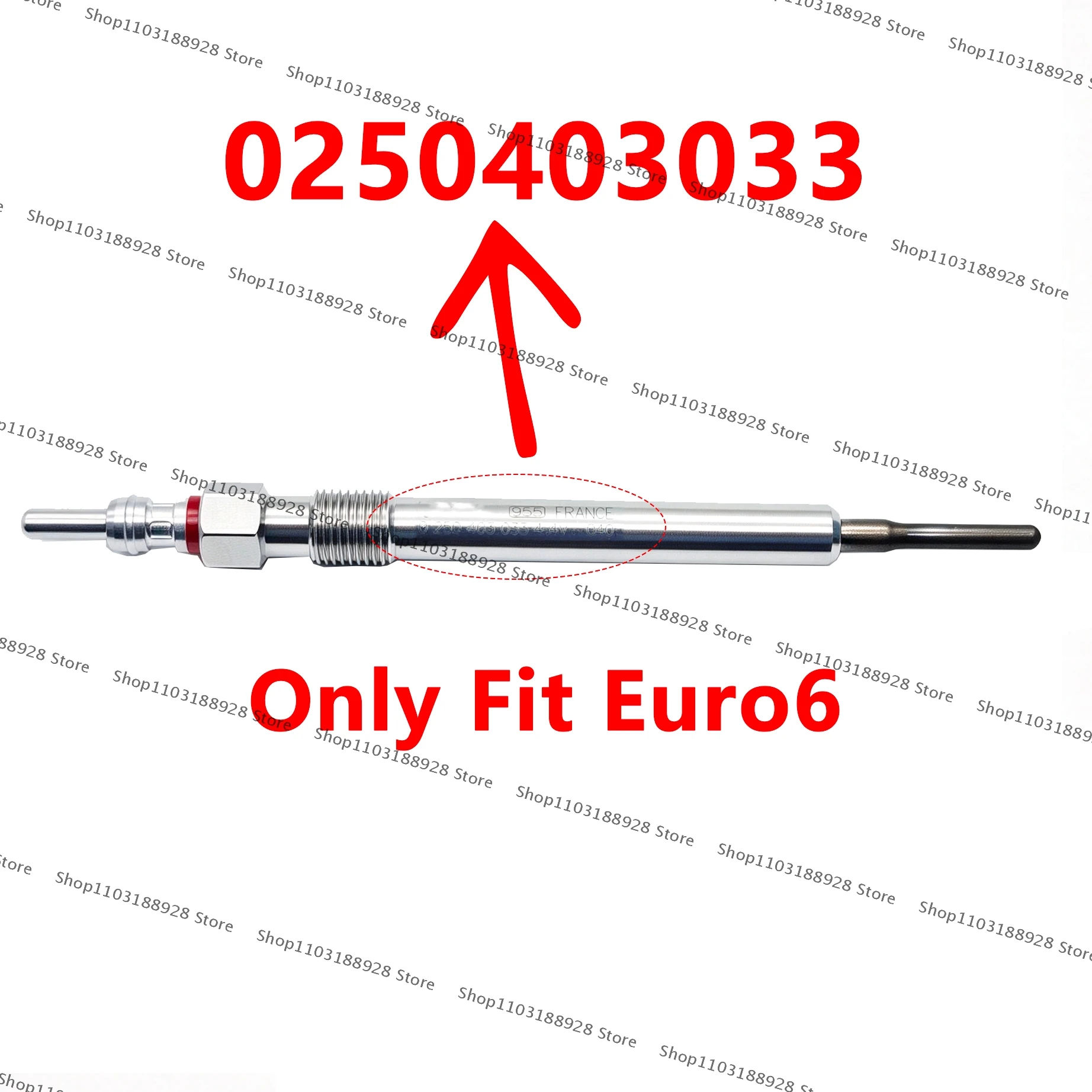 For MAXUS V80 V90 T70 T60 Diesel Glow Plug Preheating Plug Heater 0250403033