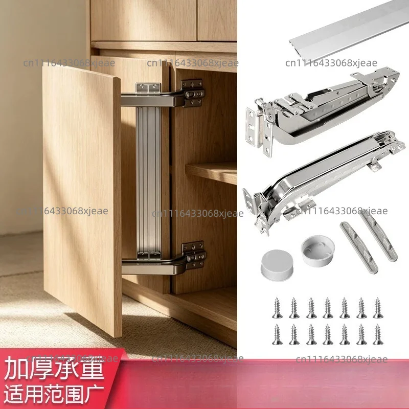 Translation Door Hinge Clothing Cabinet Damping Buffer Swing Door Hinge Corner Cabinet Outer Opening Hardware Accessories
