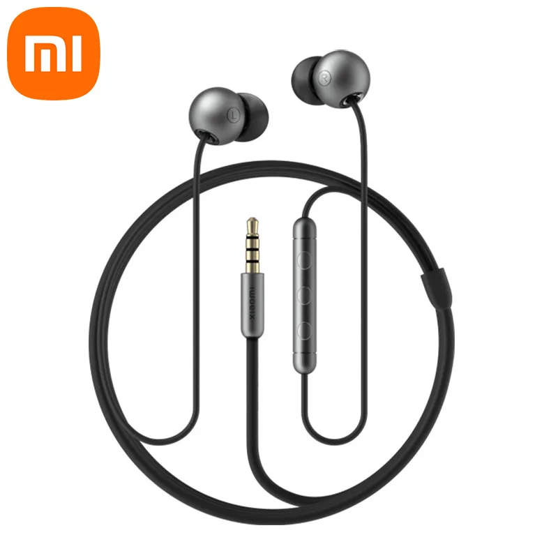 سماعات أذن Xiaomi Pro HD Mi Hybrid Piston Earphone وحدة Microplate المغناطيسية السائل سيليكون الحجاب الحاجز الصوت عالي الدقة