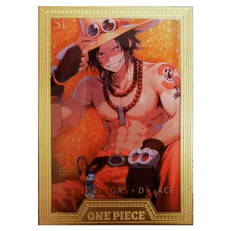 Anime ONE PIECE Rare SL Quicksand Refraction Foil Hancock Nami Shirahoshi Robin Toys for boys Collectible Cards Birthday Present