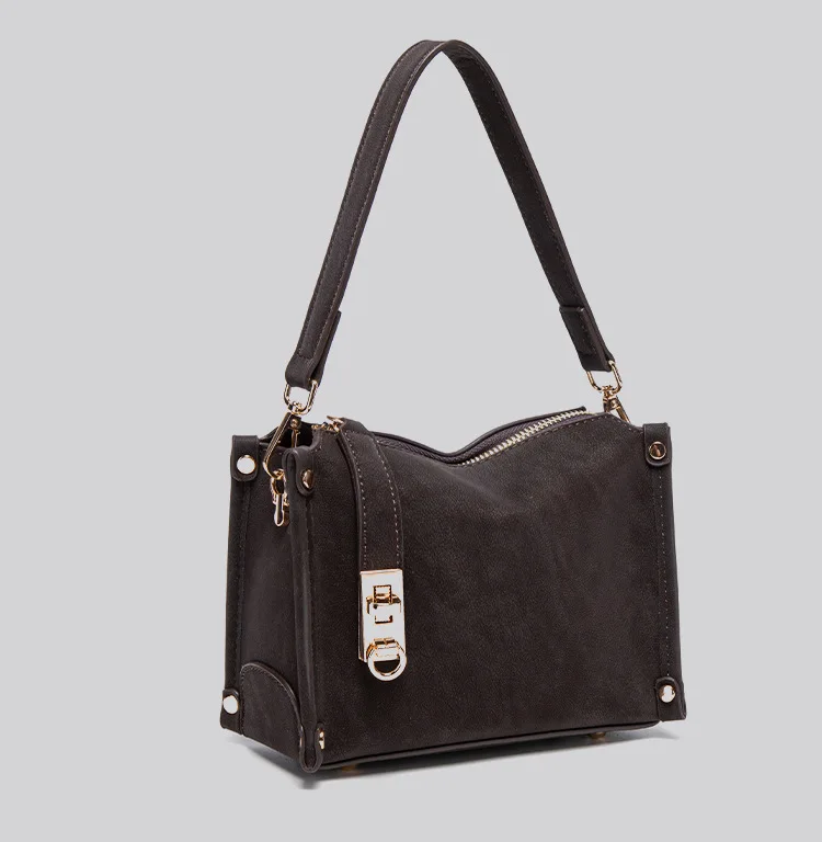 

Модная мини-сумка 2026 в стиле ретро с вышивкой, на одно плечо, премиум-качество, квадратная, через плечо