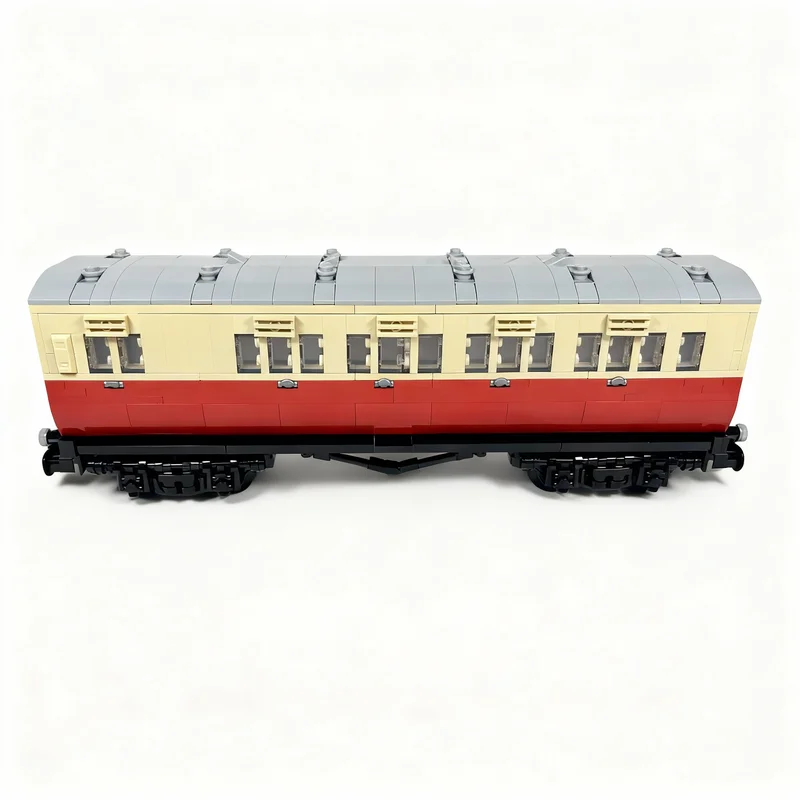 

666pcs MOC British Railways MK1 Brake Coach Train Model Building Blocks Construction Toy Christmas Gifts DIY Creative Idea Brick